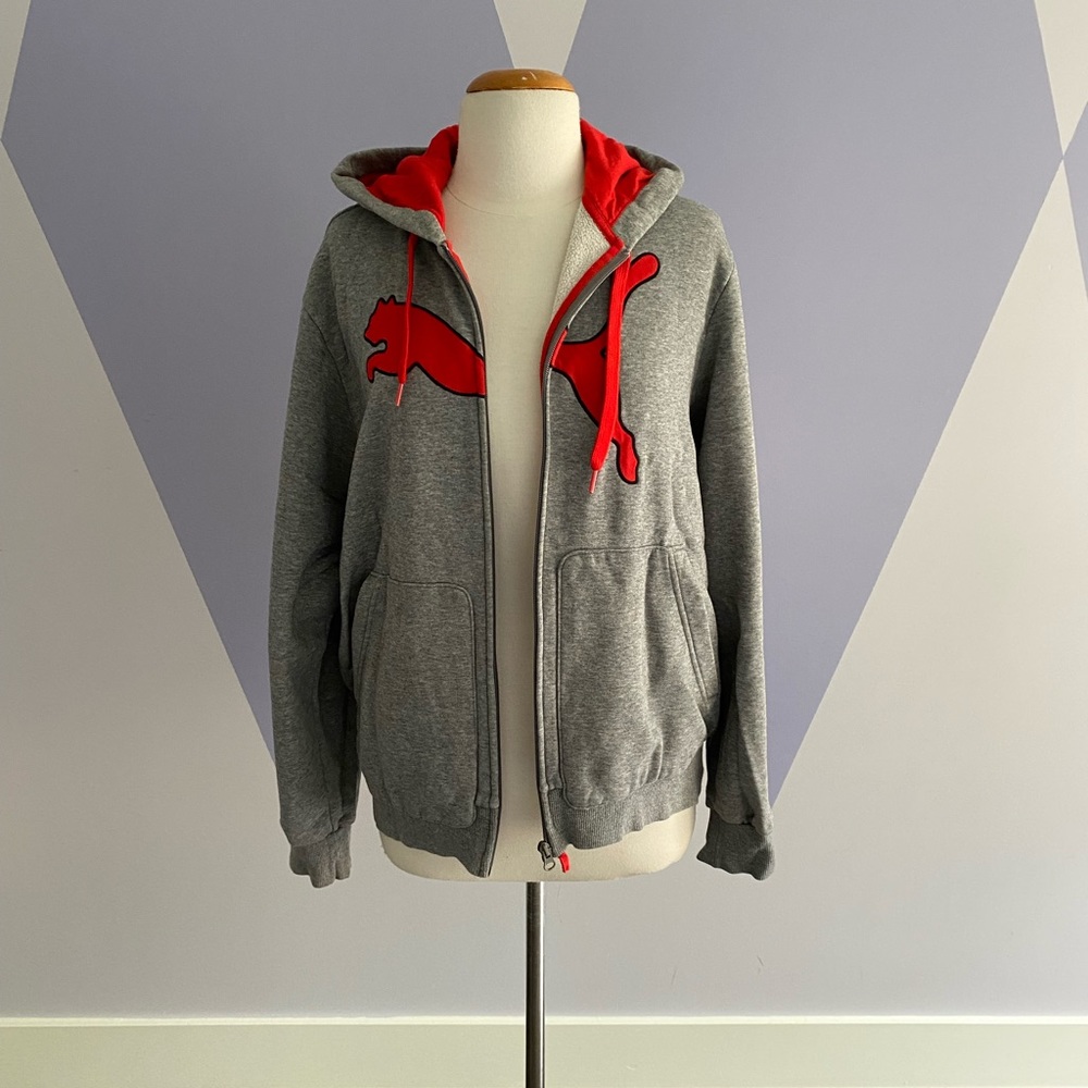Puma zipped hoodie